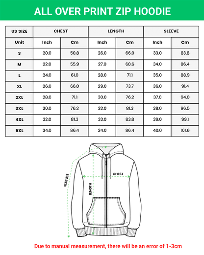 WoW Class Outlaw Rogue Guide V1 All-over Print Zip Hoodie