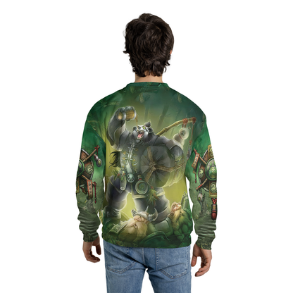 Pandaren Mists of Pandaria WoW AOP Sweatshirt Premium