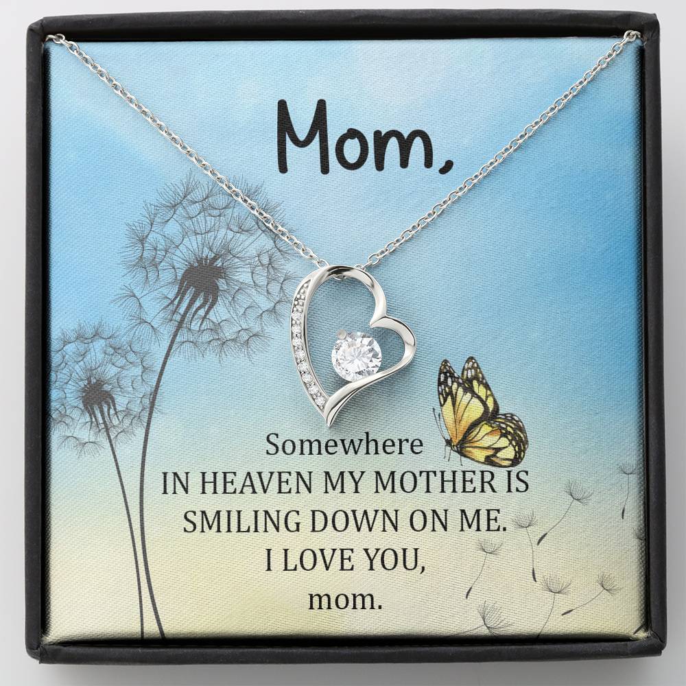 Love Mom Happy Mother's Day Forever Love Necklace