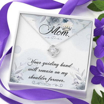 Mom Your Guiding Hand Mother's Day Gift Love Knot Necklace