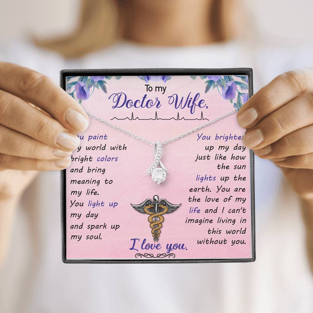 Doctor Wife You Paint My World With Bright Colors Gift ALLURING BEAUTY Necklace
